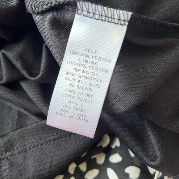 She‎ & Sky Black and Cream Polka Dot Dress - Picture 8 of 8